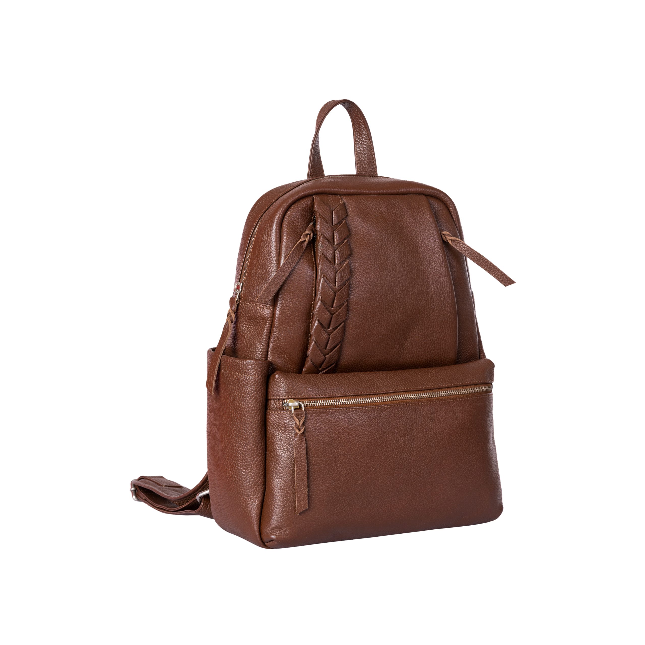 Brown Printed Savana Backpack - Labbaik International