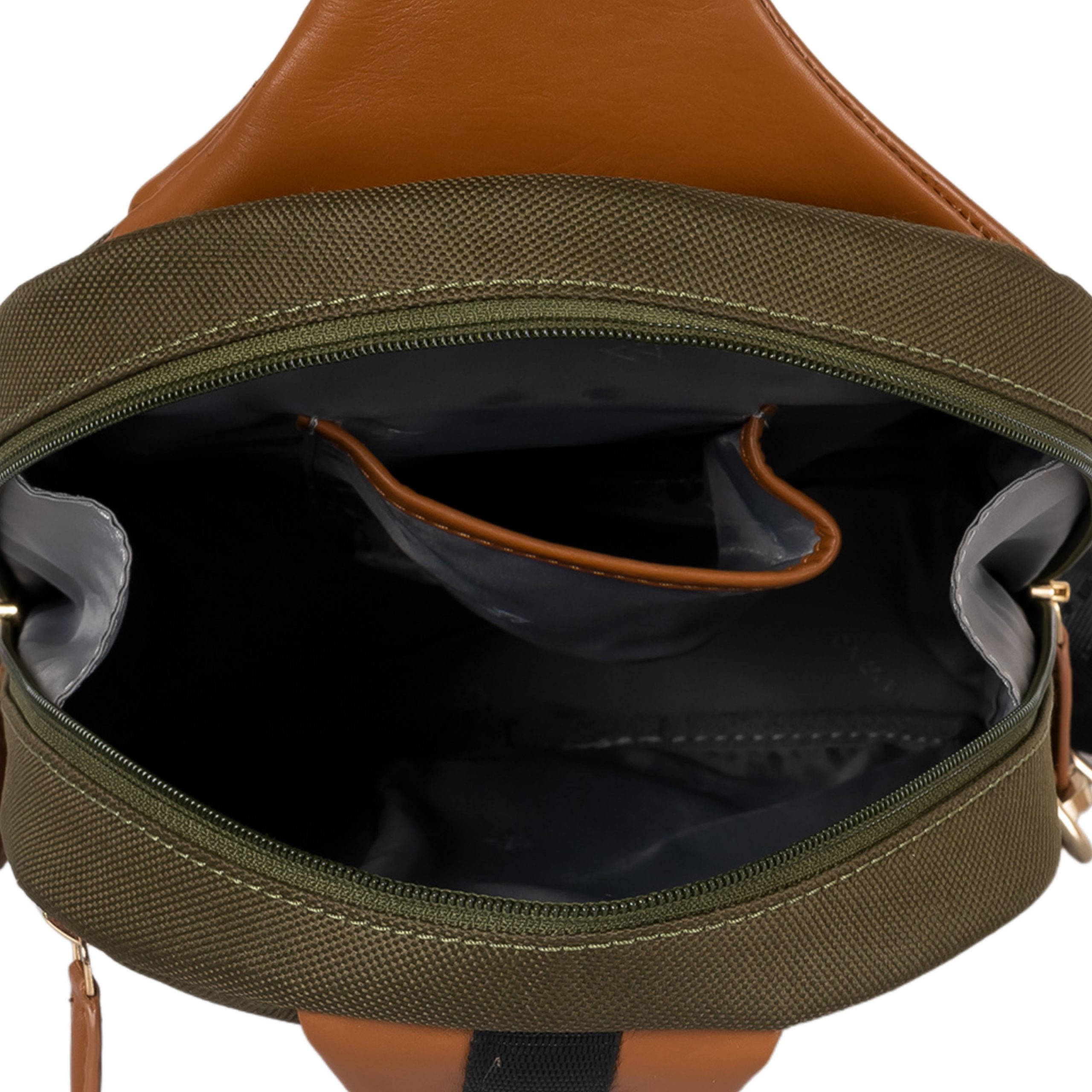Premium multi purpose Military Green Nylon Crossbody bag - Image 2