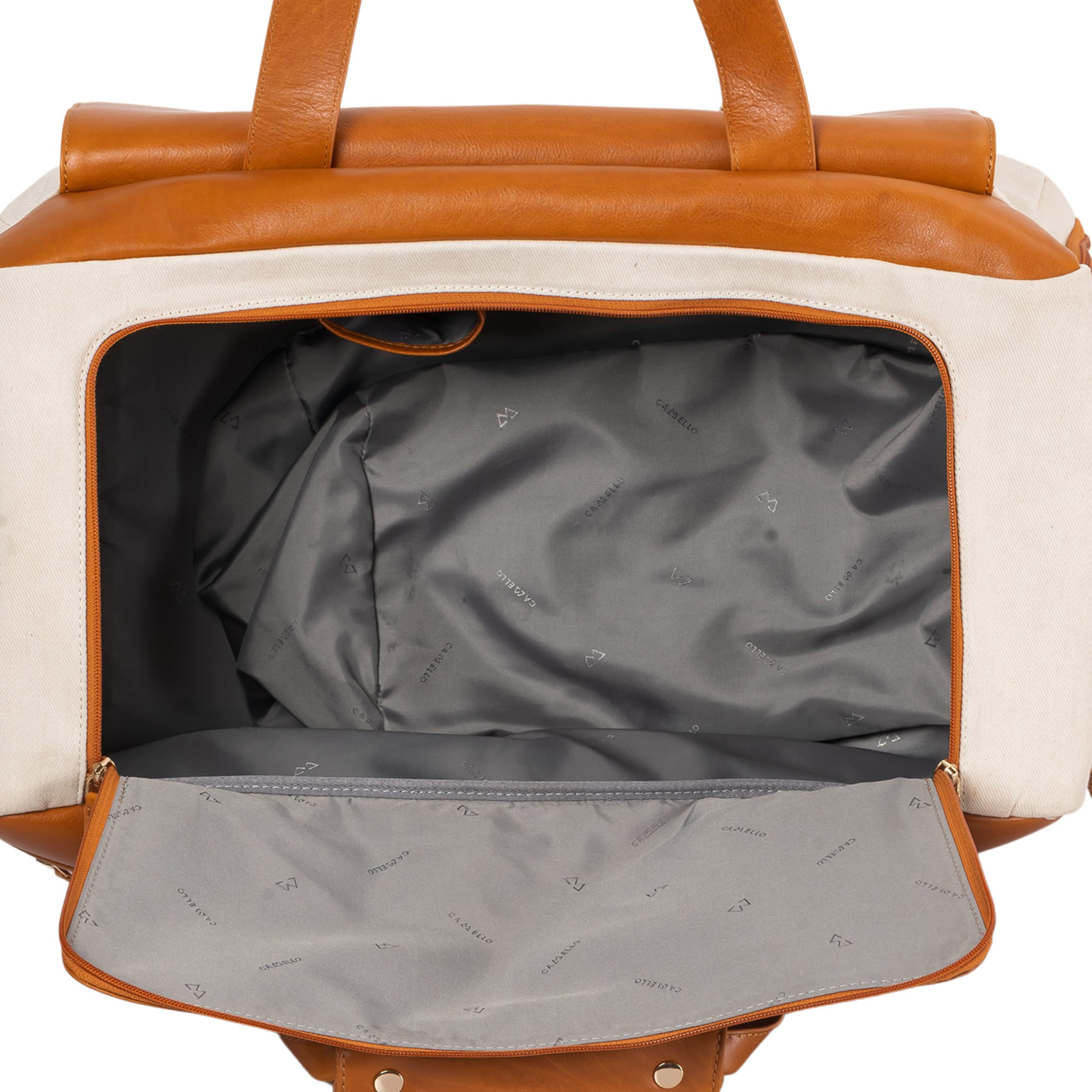 Premium canvas leather combo spacious duffle bag - Image 3