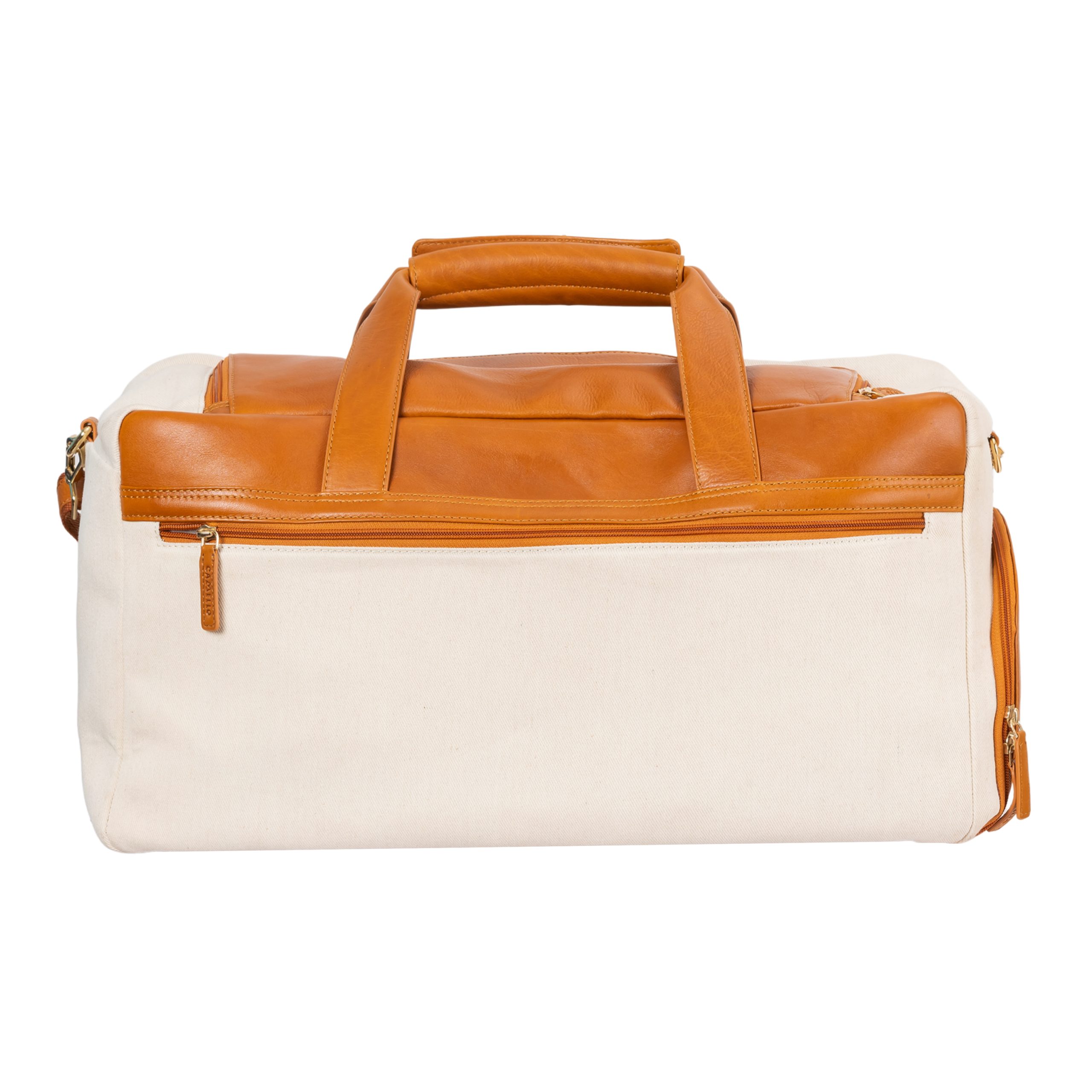 Premium canvas leather combo spacious duffle bag - Image 2
